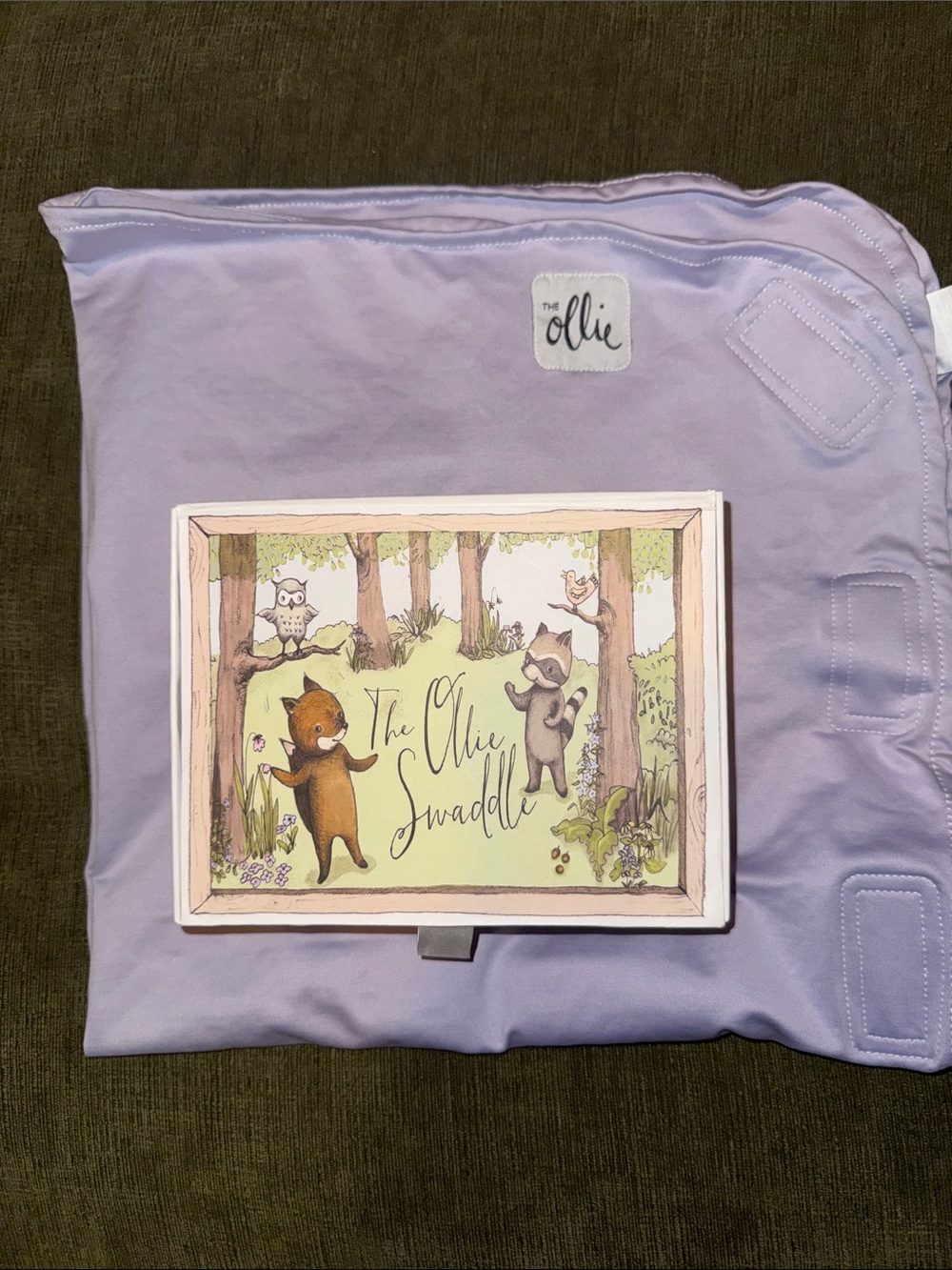 BNIB The Ollie Swaddle - Lavender Baby Swaddle
